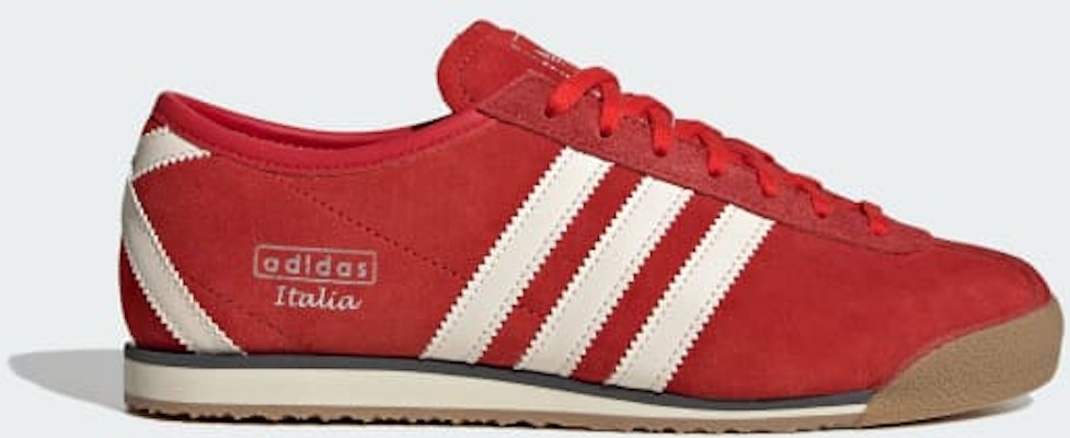 (Women) Adidas Italy 70s Vintage Collection Red/Cream White/Silver Metallic JQ6927 Buy (Women) Adidas Italy 70s Vintage Collection Red/Cream White/Silver Metallic JQ6927