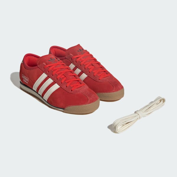 Cheap (Women) Adidas Italy 70s Vintage Collection Red/Cream White/Silver Metallic JQ6927