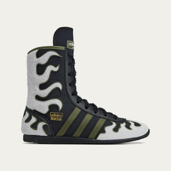 Adidas Japan Hi Brain Dead Sneakers Core Black/Crystal White/Gold Metallic JQ6790