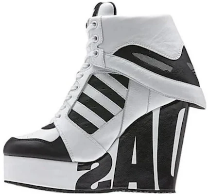 (Women) adidas Jeremy Scott Streetball Platform 'White Black' M29006 Details for (Women) adidas Jeremy Scott Streetball Platform 'White Black' M29006