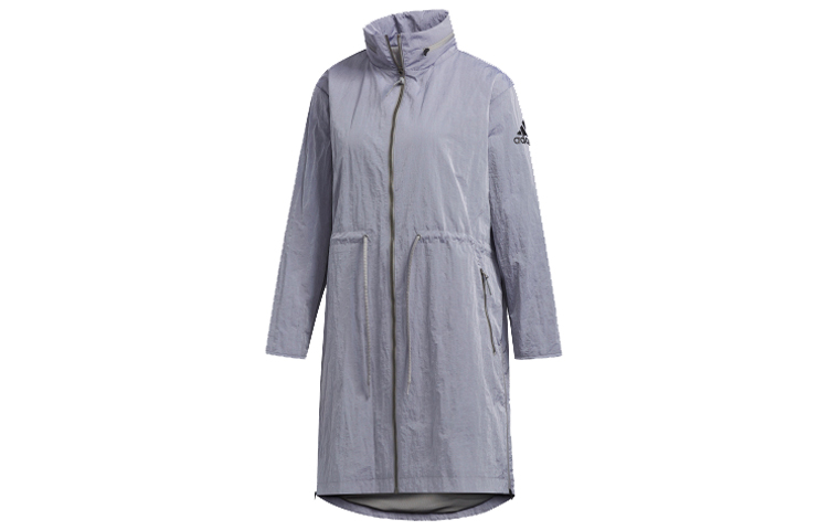 (Women) adidas Jkt Wv Travel Woven Casual Jacket Light Grey FM9298