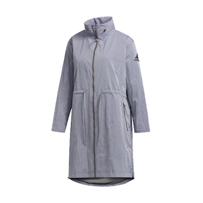 (Women) adidas Jkt Wv Travel Woven Casual Jacket Light Grey FM9298