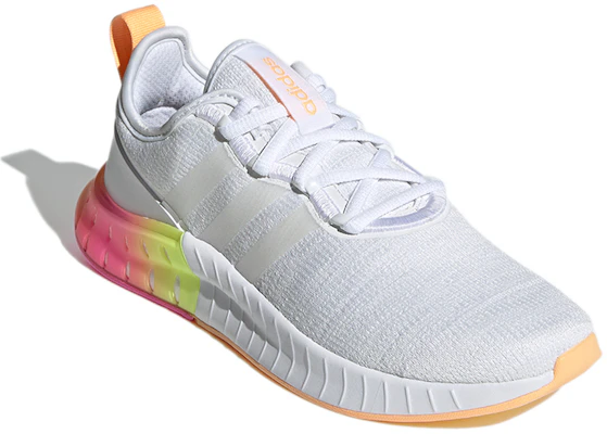 adidas neo Kaptir Super 低幫 跑步鞋 女款 白黃 Shop adidas neo Kaptir Super 低幫 跑步鞋 女款 白黃