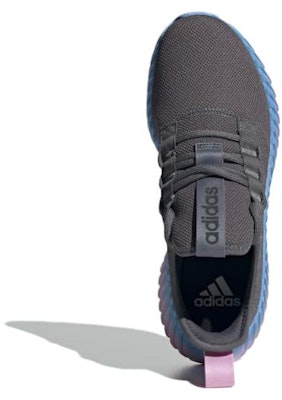 adidas neo Kaptir Flow 減震耐磨 低幫 跑步鞋 女款 灰藍粉 Shop adidas neo Kaptir Flow 減震耐磨 低幫 跑步鞋 女款 灰藍粉