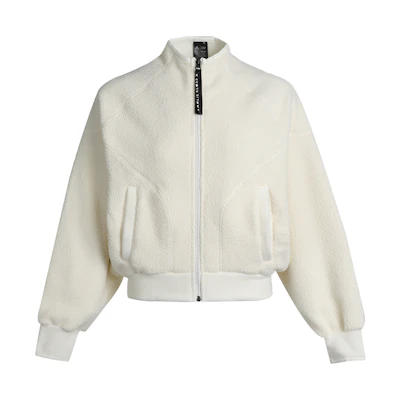 (Women) adidas Knit Cover-Up Jacket Casual Warm Outerwear - Off White GH7364