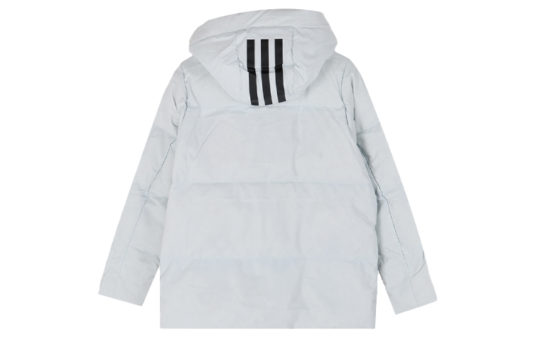 Lookbook (W) adidas 輕羽絨連帽外套淺藍色 - 冬季防風 EH3983