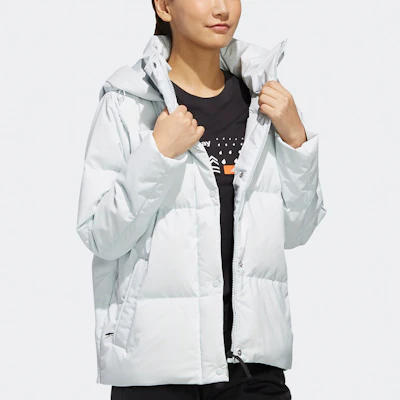 (W) adidas 輕羽絨連帽外套淺藍色 - 冬季防風 EH3983 Shop (W) adidas 輕羽絨連帽外套淺藍色 - 冬季防風 EH3983