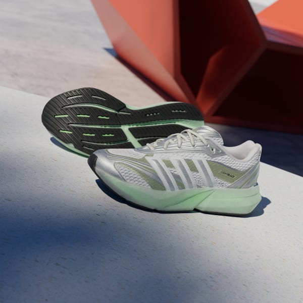 (W) Adidas Lightblaze Glow Cloud White/Silver Metallic/Magic Lime Met 圖 4