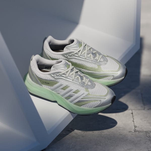 (W) Adidas Lightblaze Glow Cloud White/Silver Metallic/Magic Lime Met 圖 5