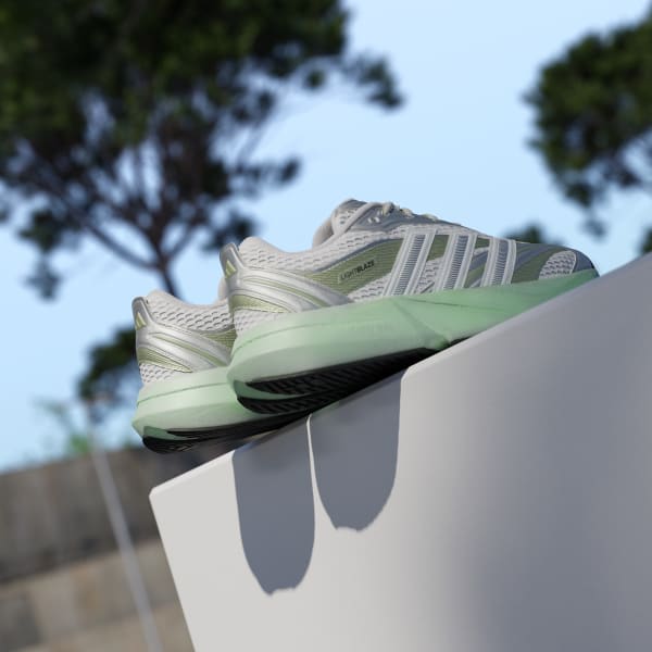 (W) Adidas Lightblaze Glow Cloud White/Silver Metallic/Magic Lime Met 圖 8