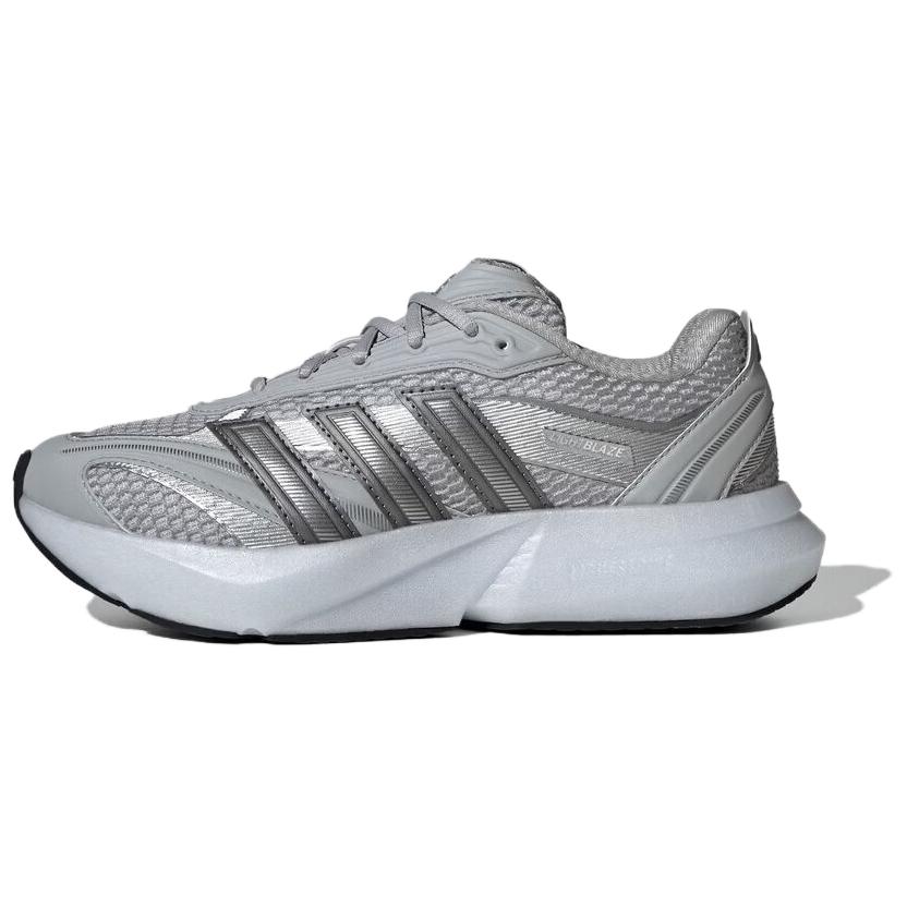 (Women) adidas Lightblaze Glow Grey Comfortable Cushioning Running Shoes JQ7192
