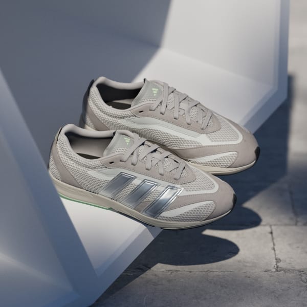 Purchase (W) Adidas Lightblaze LP Abu Silver Metallic Semi Green Spark JR4838