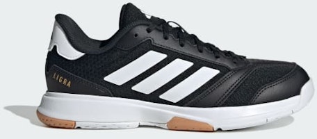 (Women) Adidas Ligra 8 Indoor Court Shoes Core Black/Cloud White/Cloud White IH8119 (Women) Adidas Ligra 8 Indoor Court Shoes Core Black/Cloud White/Cloud White IH8119