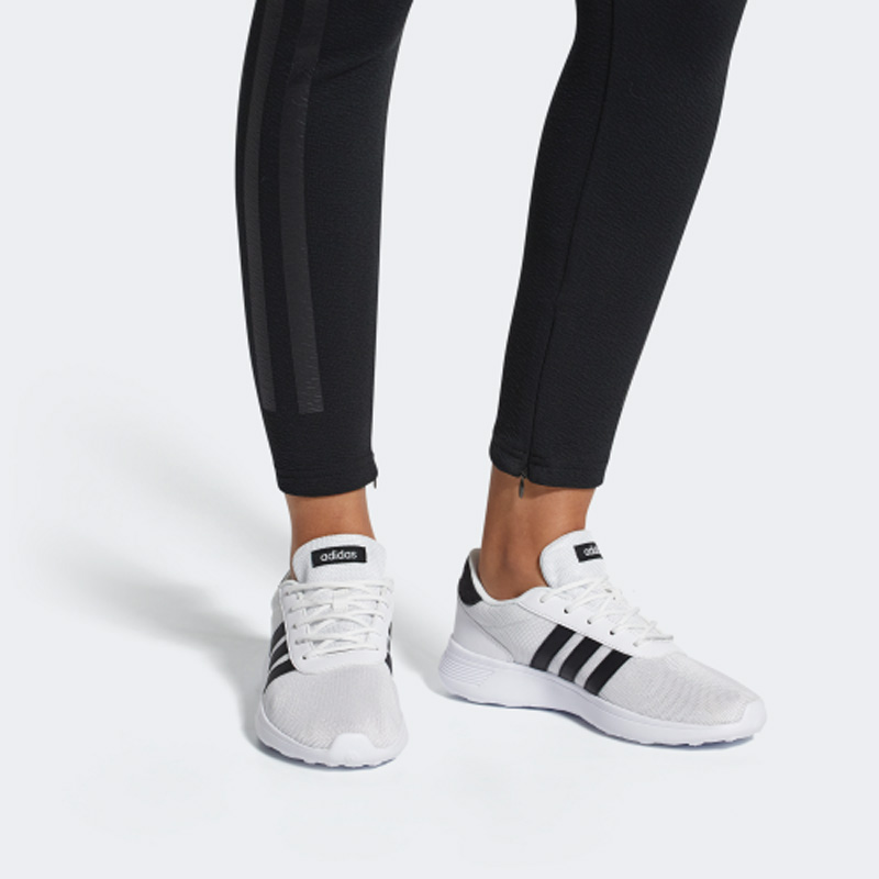 (W) adidas Lite Racer 'White Black' 圖 7