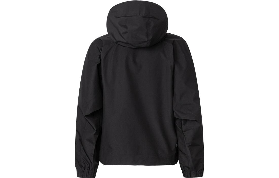 (Women) adidas Logo Design Hooded Jacket Black - Casual Sportswear HG4362 圖 3