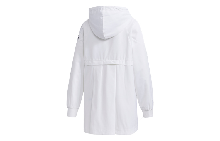 (Women) adidas Logo Print Hoodie Jacket White FM9251