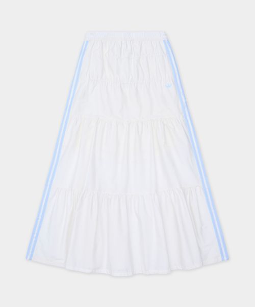 (Women) adidas Long Skirt - White KY5729