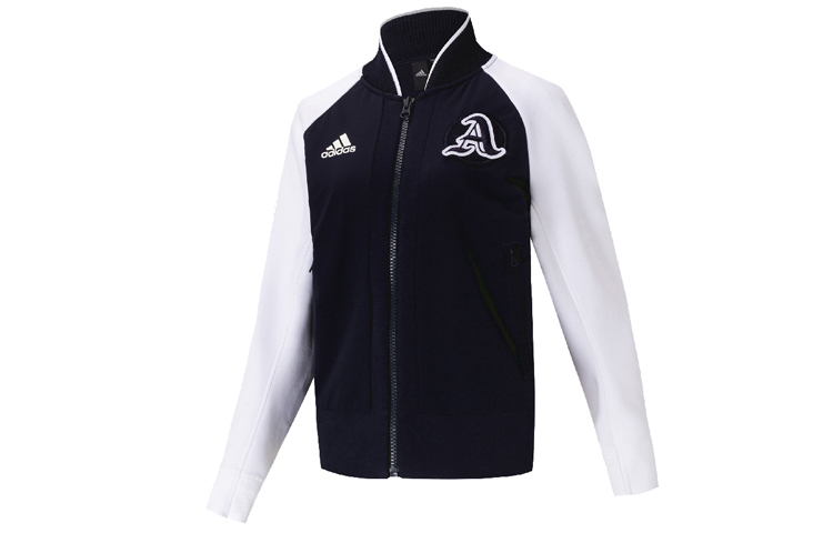 (Women) adidas Long Sleeve Sporty Jacket Ink Blue FQ7293