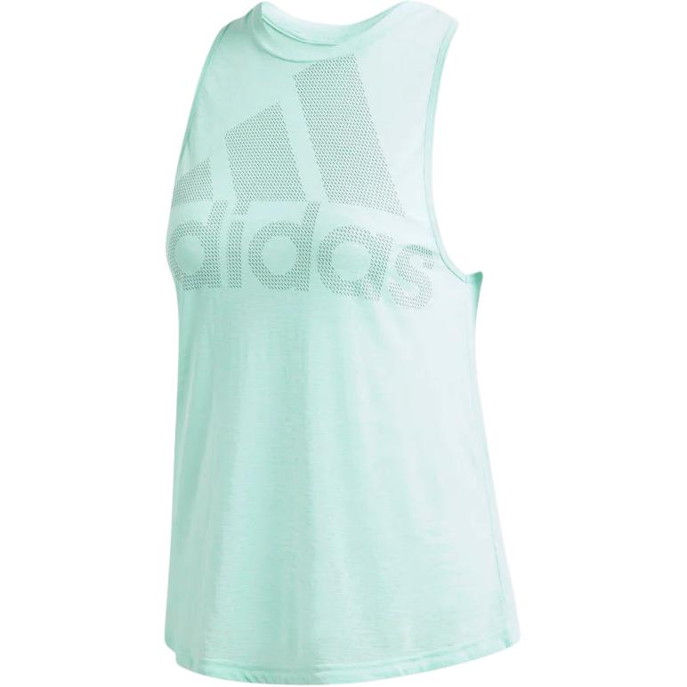 (Women) adidas Magic Logo Clear Mint Tank Top Soft & Comfy Sportswear Mint Green CW3854