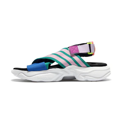(W) adidas Magmur Sandal 'Glory Green Pink Blue'