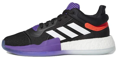 (Women) adidas Marquee Boost Low 'Core Black/Solar Red/Active Purple' EE8571 (Women) adidas Marquee Boost Low 'Core Black/Solar Red/Active Purple' EE8571