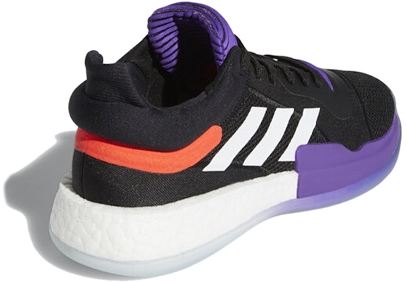 (W) adidas Marquee Boost Low 'Hitam/Solar Merah/Ungu Aktif' EE8571 Lookbook (W) adidas Marquee Boost Low 'Hitam/Solar Merah/Ungu Aktif' EE8571