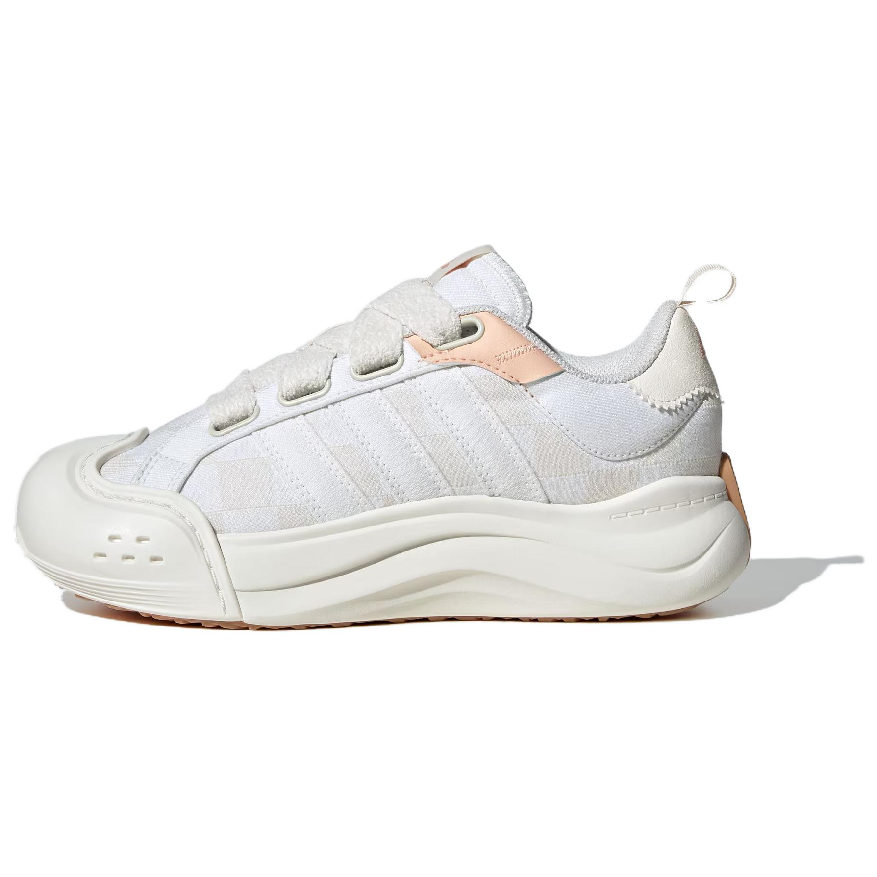 (Women) adidas MAXXCOURT SPW Tennis Shoes White Pink - Stylish & Durable JR8352