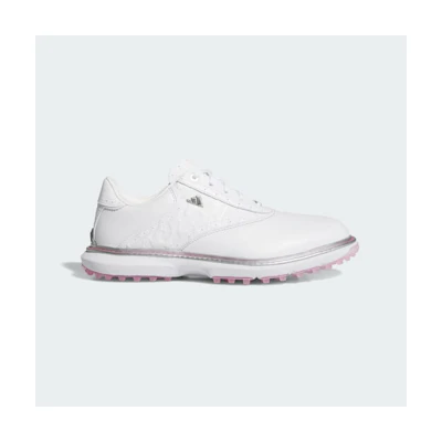 (W) Adidas MC70 Spikeless Golf Shoes Cloud White/Silver Metallic/Lucid Pink
