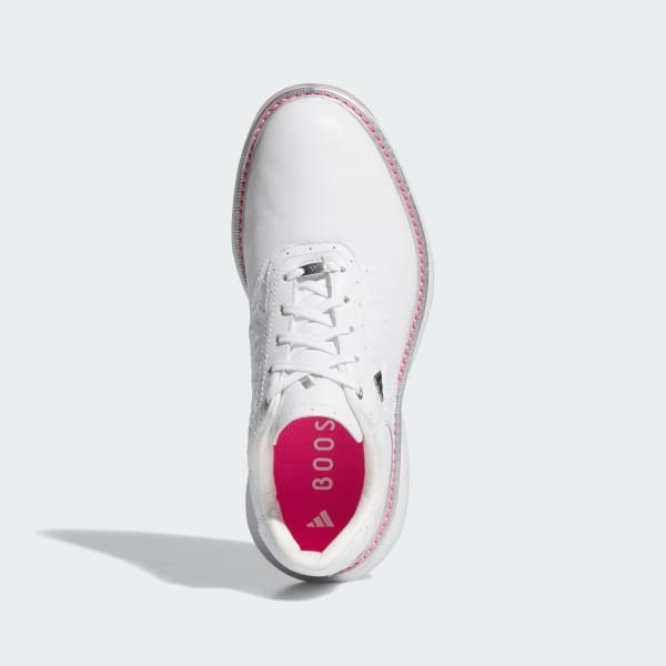 Lookbook (W) Adidas MC70 Chaussures de Golf Sans Crampons Blanc/Argent Métallique/Rose HP7085