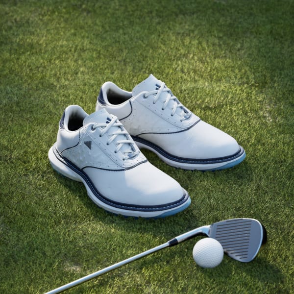 Purchase (W) Adidas MC70 Zapatos de Golf Sin Tacos Blanco/Navy Collegiate/Azul Lucid Ray HP7084