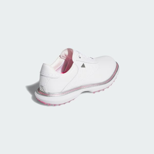 Details for (W) Adidas MC70 Chaussures de Golf Sans Crampons Blanc/Argent Métallique/Rose HP7085
