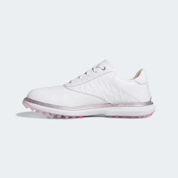 Sizing (W) Adidas MC70 Chaussures de Golf Sans Crampons Blanc/Argent Métallique/Rose HP7085