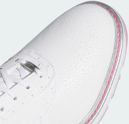 (W) Adidas MC70 Chaussures de Golf Sans Crampons Blanc/Argent Métallique/Rose HP7085 1