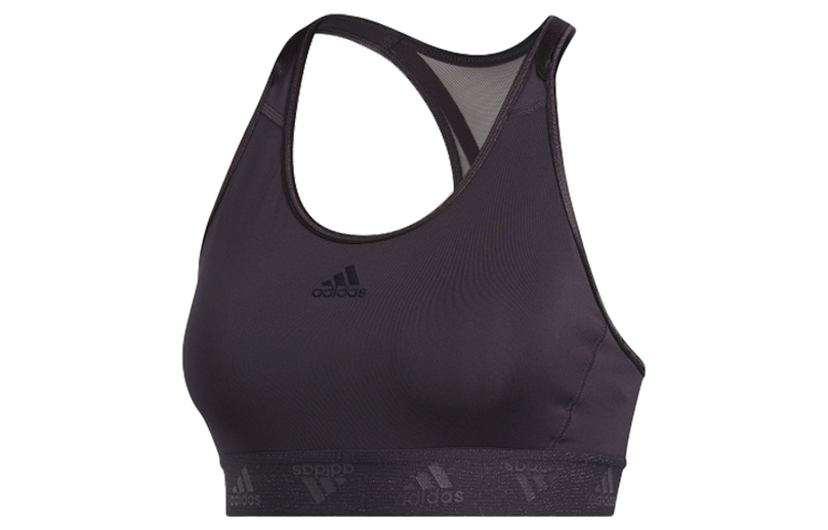 (Women) adidas Medium Support Training Sports Bra Purple GD1479