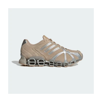 (W) Adidas Mega Ghostride Magic Beige/Silver Metallic/Magic Beige