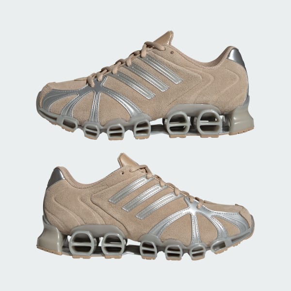 Sizing (W) アディダス メガ ゴーストライド マジックベージュ/シルバーメタリック/マジックベージュ JQ3761