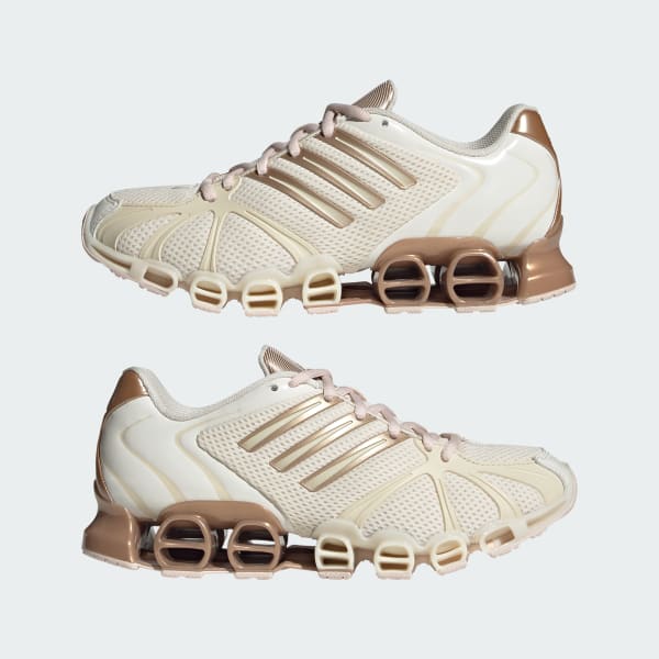 Sizing (W) adidas Mega Ghostride 休閒鞋 粉白/銅金/奇幻石英 KI6532