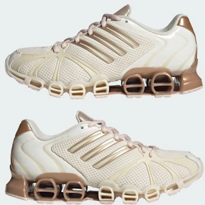 (W) adidas Mega Ghostride 休閒鞋 粉白/銅金/奇幻石英 KI6532 Sizing (W) adidas Mega Ghostride 休閒鞋 粉白/銅金/奇幻石英 KI6532