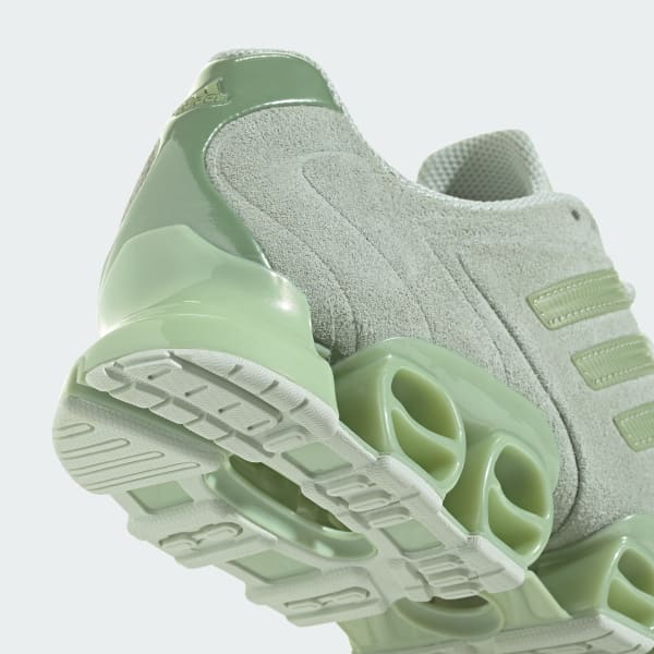 Cheap (W) アディダス メガ ゴーストライド スニーカー リネングリーン/マジックライム/リネングリーン JQ3762