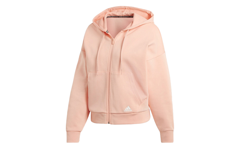 (Women) adidas MH 3-Stripes Hoodie Jacket Shiny Pink EB3824