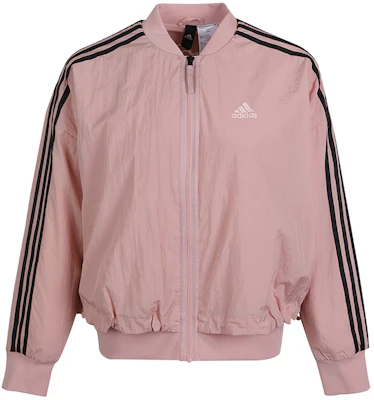 (W) adidas MH Bomber Logo Cetakan Jaket Fleece Musim Sejuk Wanita Pink GM1412 Buy (W) adidas MH Bomber Logo Cetakan Jaket Fleece Musim Sejuk Wanita Pink GM1412