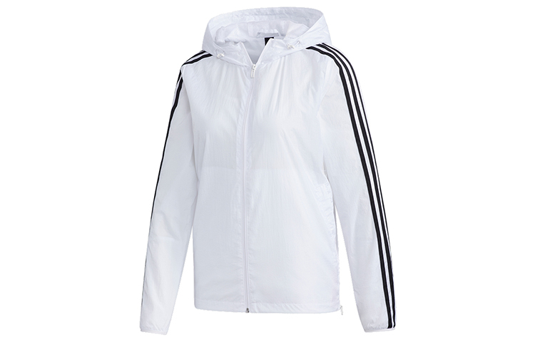 (Women) adidas MH FEM WB Hooded Sports Jacket - White GF0143