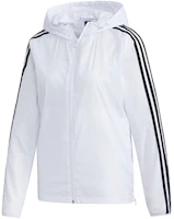 (Women) adidas MH FEM WB Hooded Sports Jacket - White GF0143 (Women) adidas MH FEM WB Hooded Sports Jacket - White GF0143