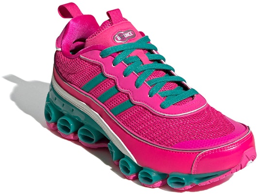 (W) adidas Microbounce T1 'Pink Hijau Terang' EF4886 Lookbook (W) adidas Microbounce T1 'Pink Hijau Terang' EF4886