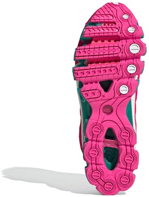 (W) adidas Microbounce T1 'Pink Hijau Terang' EF4886 Details for (W) adidas Microbounce T1 'Pink Hijau Terang' EF4886