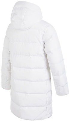 (Women) adidas Mid-Length Down Jacket Winter Hooded Coat White H23072 Lookbook (Women) adidas Mid-Length Down Jacket Winter Hooded Coat White H23072