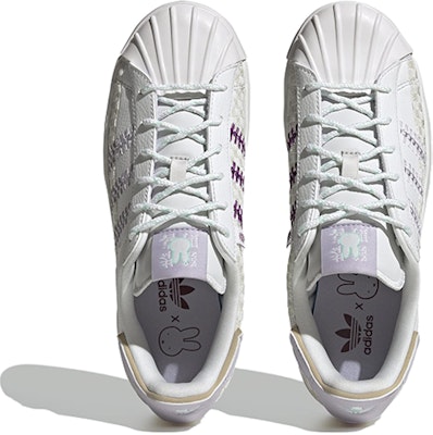 (Women) adidas x Miffy Superstar Ayoon 'Crystal White Silver' IE1899 Purchase (Women) adidas x Miffy Superstar Ayoon 'Crystal White Silver' IE1899