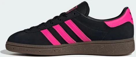 Sizing (W) Adidas München Sneakers Nero Core/Rosa Lucido/Gum JS4000