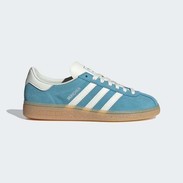 (Women) Adidas Munich Preloved Blue/Off White/Silver Metallic JS3991