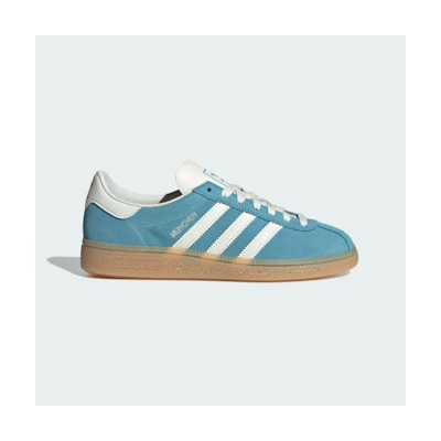 (W) Adidas Munich Preloved Blue/Off White/Silver Metallic